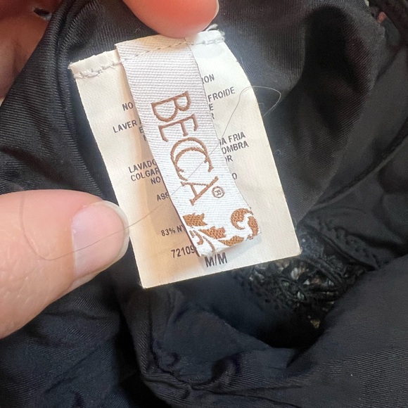 Black Lace Becca Swimsuit - Picture 4 of 4